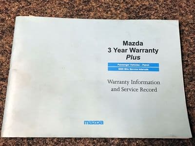 Service book, Mazda MX-5 mk1 1.6, 1997, MCAG2117B, USED