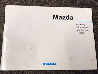 Service book, Mazda MX-5 mk1 1.8, 1993-94, MCAG760, USED