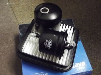 Service filter kit, Suzuki Cappuccino, oil, air, fuel filters