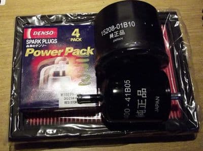 Service kit, Nissan Figaro, all filters & spark plugs