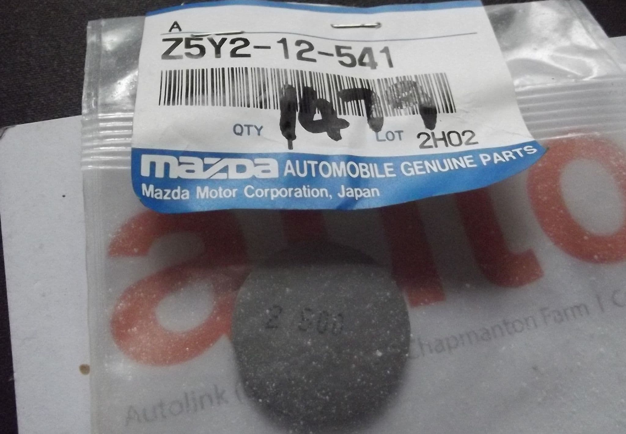 Shim valve / tappet clearance Mazda MX-5 mk2 & mk2 5 2 800 Z5Y212541