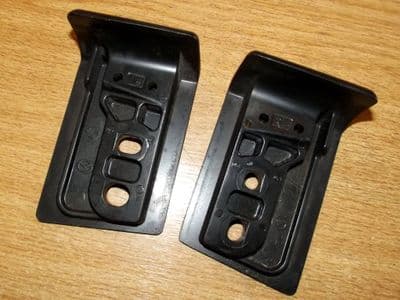 Soft top front fitting brackets / striker plates, pair, Mazda MX-5 mk3, USED