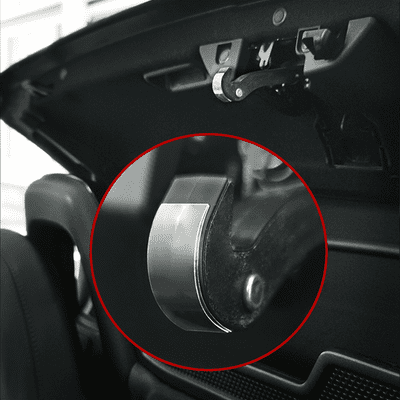 Soft top front latch protector tape, Mazda MX-5 mk4 ND,  Jass Performance