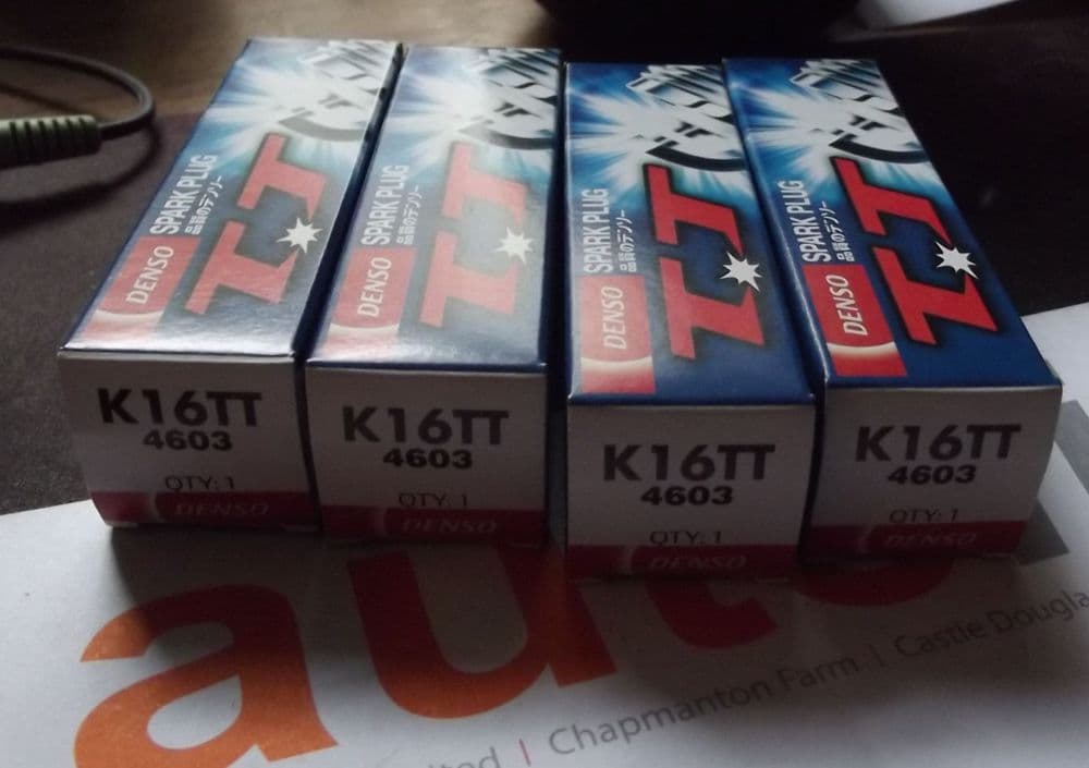 Spark plug set Denso TT Mazda MX-5 mk2 K16TT