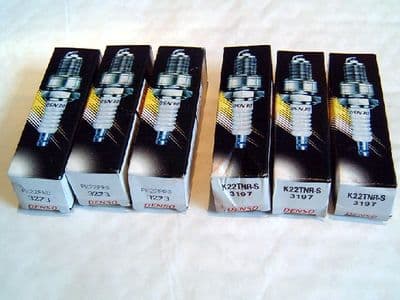 Spark plug set, FTO GPX, Denso (6 plugs)