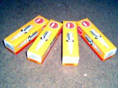 Spark plug set, FTO GS, NGK, 4 plugs