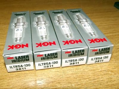 Spark plug set, Mazda MX-5 mk3 2.0 NC, NGK Iridium, ILTR5A-13G, 2005 on
