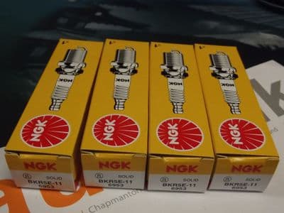 Spark plug set, NGK BKR5E-11, Subaru