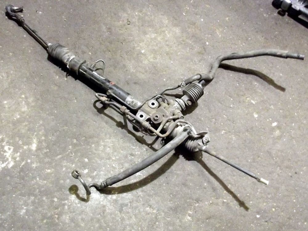 Steering rack power steering Mazda MX-5 mk2 PAS LHD with pipes USED