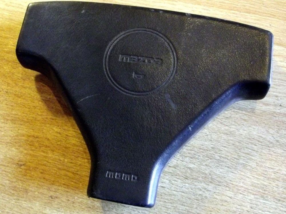 Steering wheel centre pad MX5 mk1 Momo Mazda logo USED