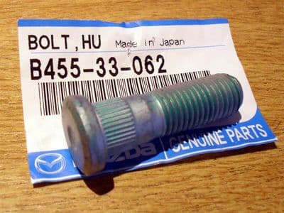 Stud, wheel, Mazda MX-5, mk1 1.6 rear, 1989-93, B45533062