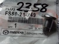 Sump oil drain plug, Mazda RX8, FS5021249
