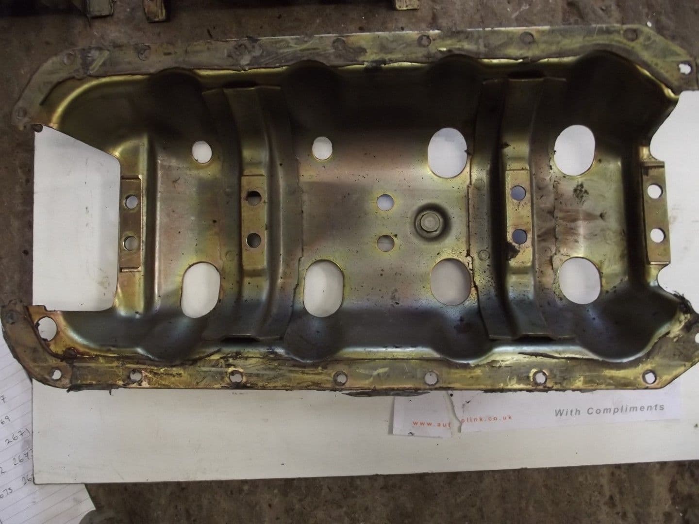 Sump oil pan baffle windage plate Mazda MX5 mk2 5 1 8 VVT BP6D1040Y USED