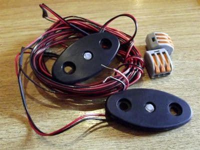 Sunvisor mount interior light kit, Mazda MX-5 mk1 & mk2, JASS Performance