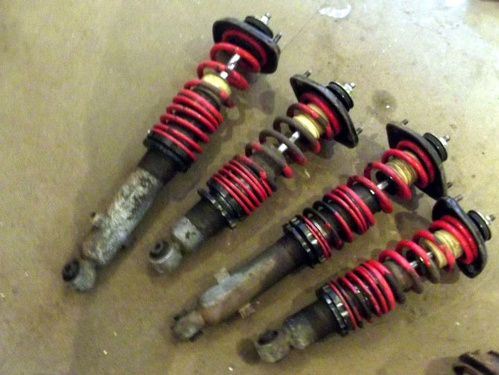 Suspension set MX5 mk2 aftermarket coilovers USED 02