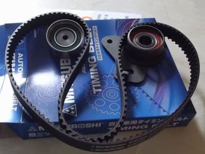 Timing belt kit, Mitsubishi Pajero Mini 660cc DOHC, 147T, 3-piece