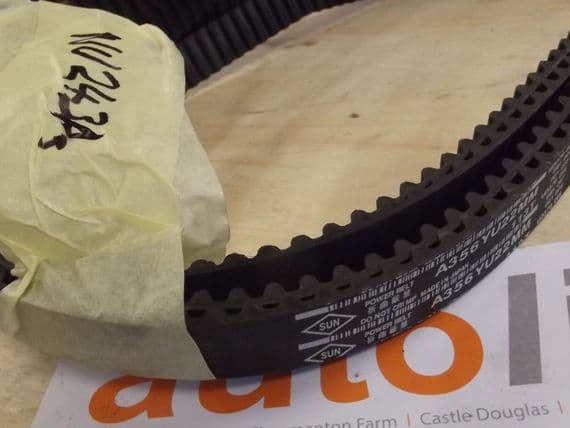 Timing belt, Mitsubishi Pajero Mini 660cc SOHC, 113T, MD312823, Sun