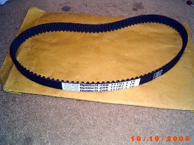 Timing belt, Nissan Figaro, Pao & Micra K10, 12/1988 on, 107 teeth