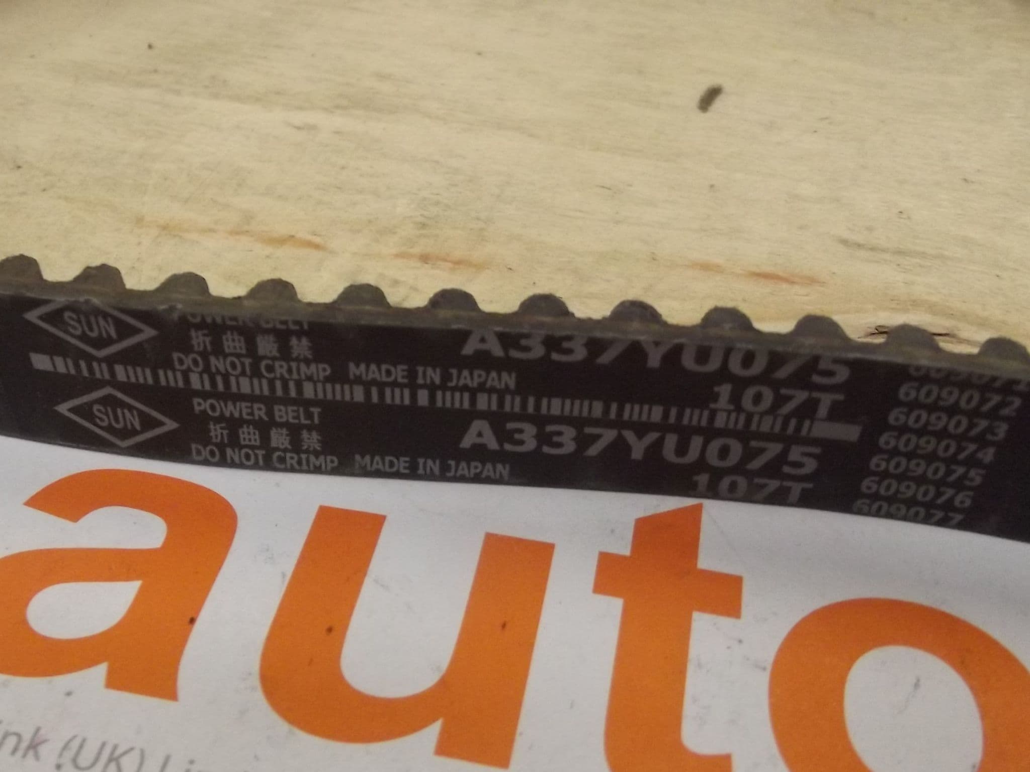 Timing belt Nissan Figaro Pao & Micra K10 12/1988 on 107 teeth JDM spec