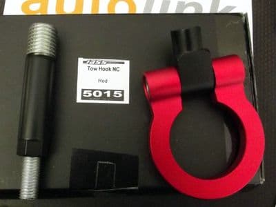 Tow hook, front or rear, red, MX-5 mk3, JASS Performance
