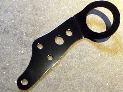 Tow hook, front, s/s, black, Mazda MX-5 mk1 & mk2, JASS Performance