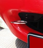 Tow hook, front, s/s, polished, Mazda MX-5, steel, JASS Performance