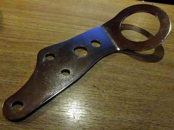 Tow hook, front, s/s, polished, Mazda MX-5, steel, JASS Performance