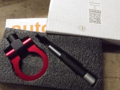 Tow hook, rear, red, MX-5 mk4, JASS Performance