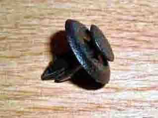 Trim Clip, Mazda MX-5, 2-piece centre push type, black, GJ2168885B02, USED