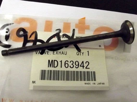 Valve, exhaust, Mitsubishi Pajero Jr.  MD163942