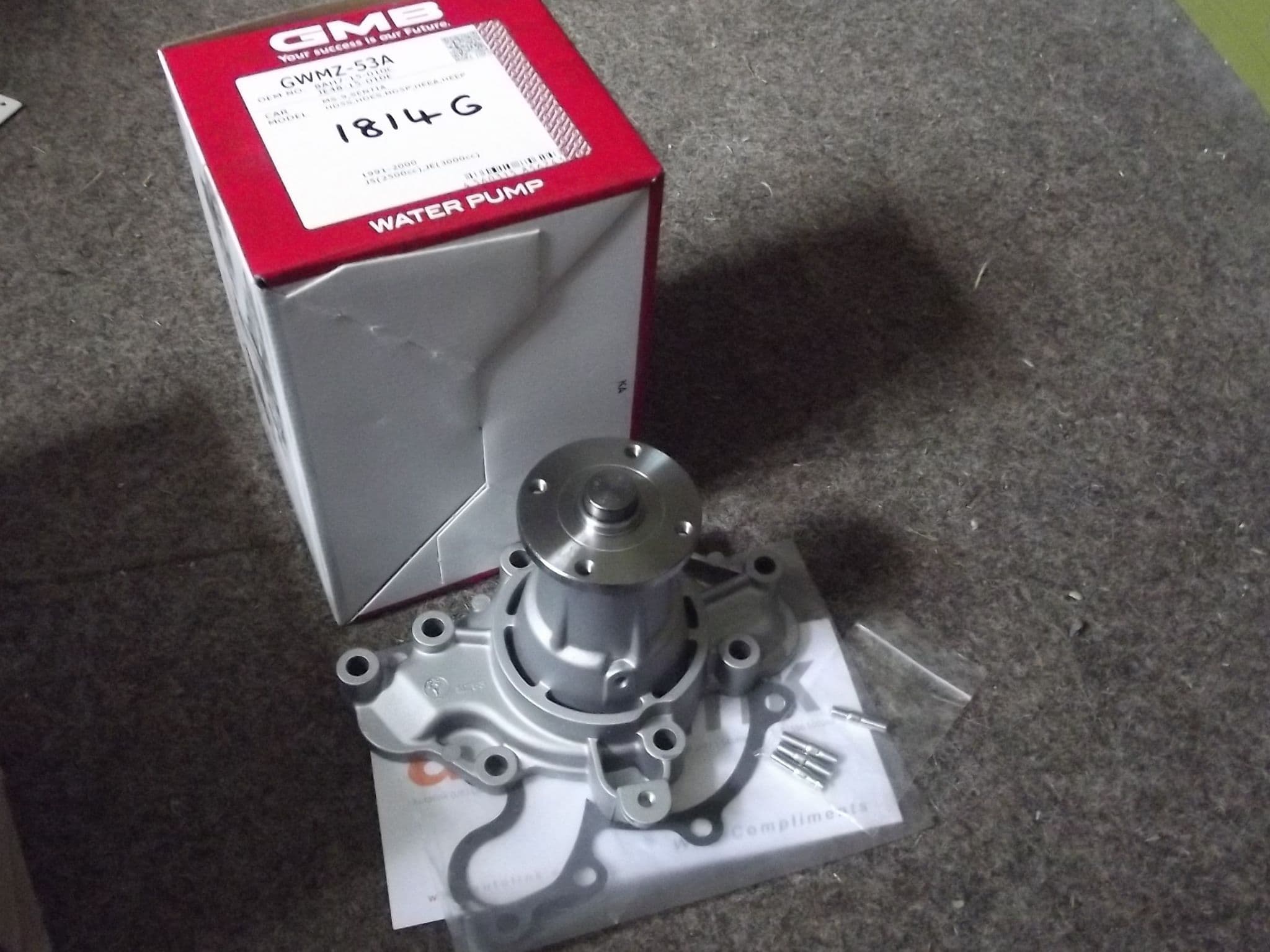 Waterpump Mazda Bongo 2 5 V6 petrol water pump JE4815010E GMB Japan