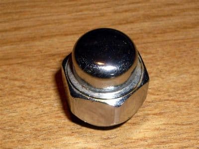 Wheel nut, chrome domed type, Mazda MX-5 & Eunos Roadster, B00237160A, USED