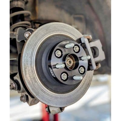 Wheel spacers, 20mm, black, Mazda MX-5 mk1, mk2 or mk4, pair, JASS Performance