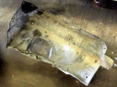 Wheelarch liner, Mazda MX-5 mk3, front l/h main section, NE5156140, USED