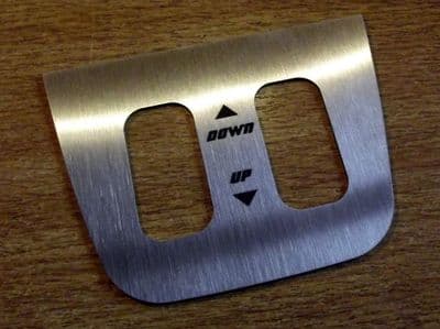 Window switch surround, s/s, Mazda MX-5 mk1, JASS Performance