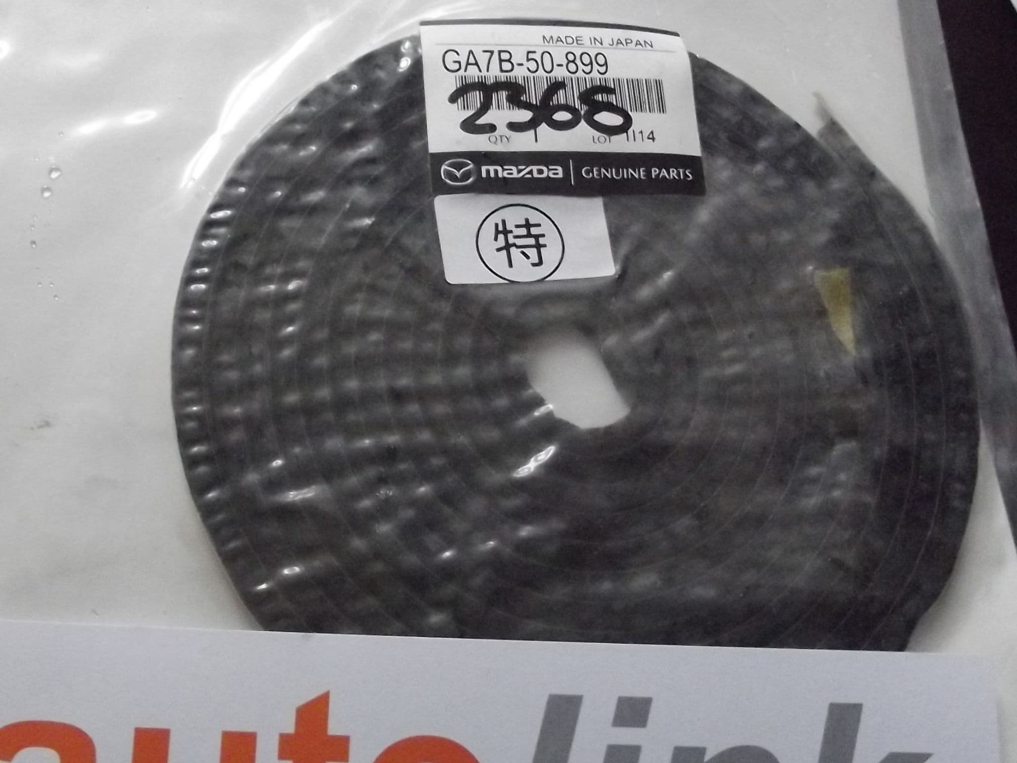 Windscreen seal foam dam Mazda MX-5 mk1 & mk2 GA7B50899 NEW