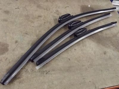Wiper blade set, Mazda Bongo, flat front and rear blades