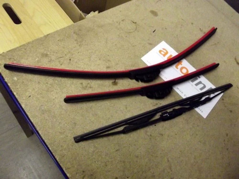 Wiper blade set Mazda Bongo flat front and std rear blades