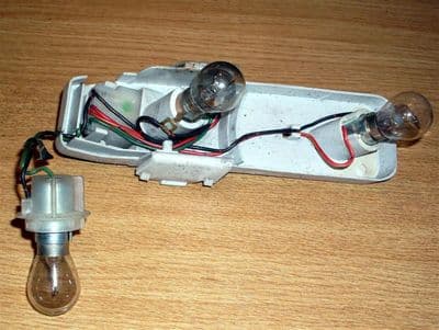 Wiring loom & bulb holder, l/h rear light, Mazda MX-5 mk1, left hand, USED