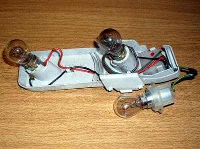 Wiring loom & bulb holder, r/h rear light, Mazda MX-5 mk1, N00151155A, USED