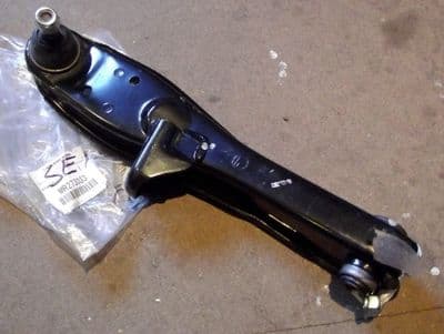 Wishbone, front l/h lower arm & ball joint, genuine Mitsubishi Pajero Jr, Junior, MR566555
