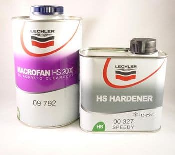 1L Macrofan HS 2000 09792 2K Clearocat + 500ML Hardener