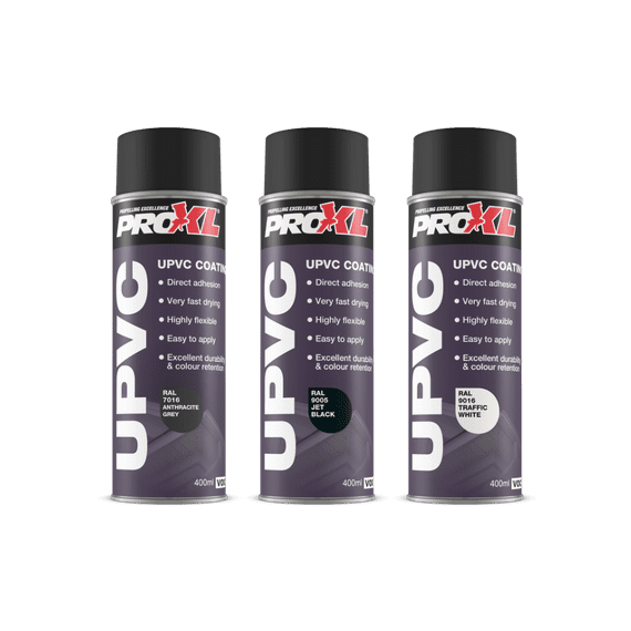 400ML PRO XL RAL 9005 UPVC RESTORATION COATING