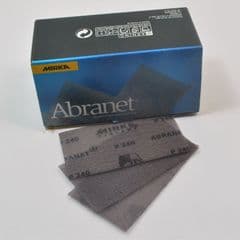Box (of 50) Mirka P240 Abranet Strips 70 x 125 No Hole