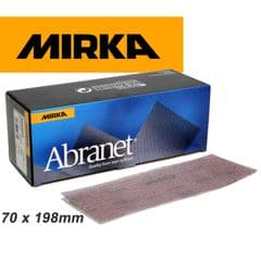 Box (Of 50) P240 Abranet Strips 70 x 198mm No Hole