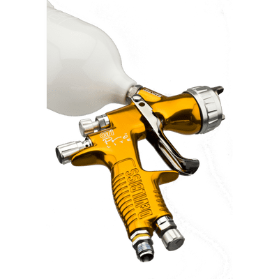 DeVilbiss GTI Pro Lite Spray Gun TE10 Aircap, Supplied With 1.3mm Set Up  Gold