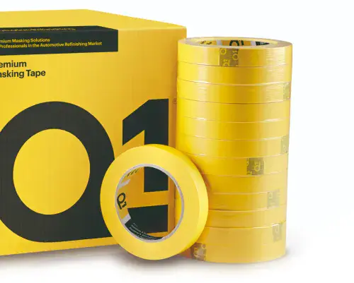 Q1 MASKING TAPE YELLOW VARIOUS SIZES