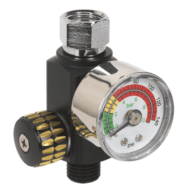 Sealey AR01 On-Gun Air Pressure Regulator/Gauge