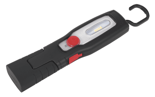 Sealey LED37 Rechargeable Inspection Lamp USB 4 SMD LED + 1 SMD LED Lithium-ion