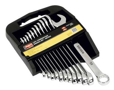 Sealey S0563 Combination Spanner Set 12pc Metric